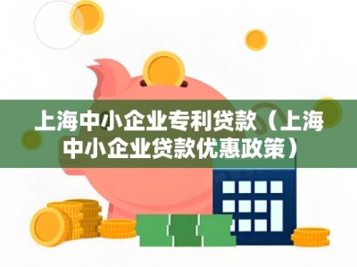上海中小企业专利贷款（上海中小企业贷款优惠政策）